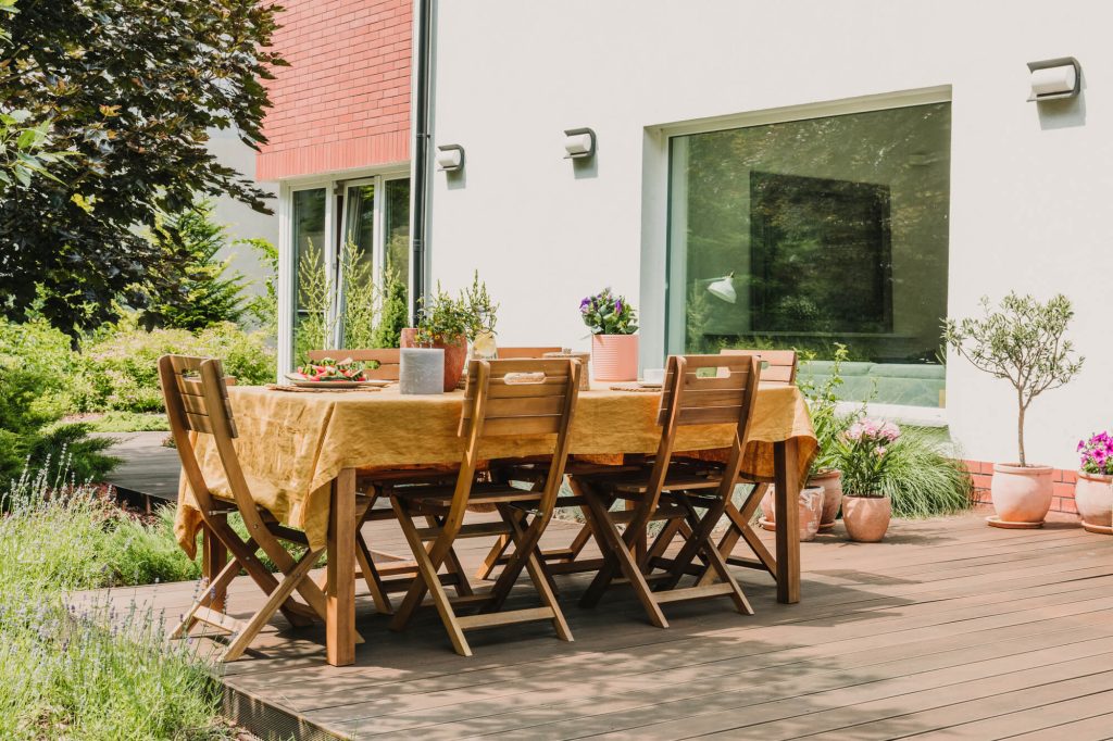 Terrasse aus Lärche