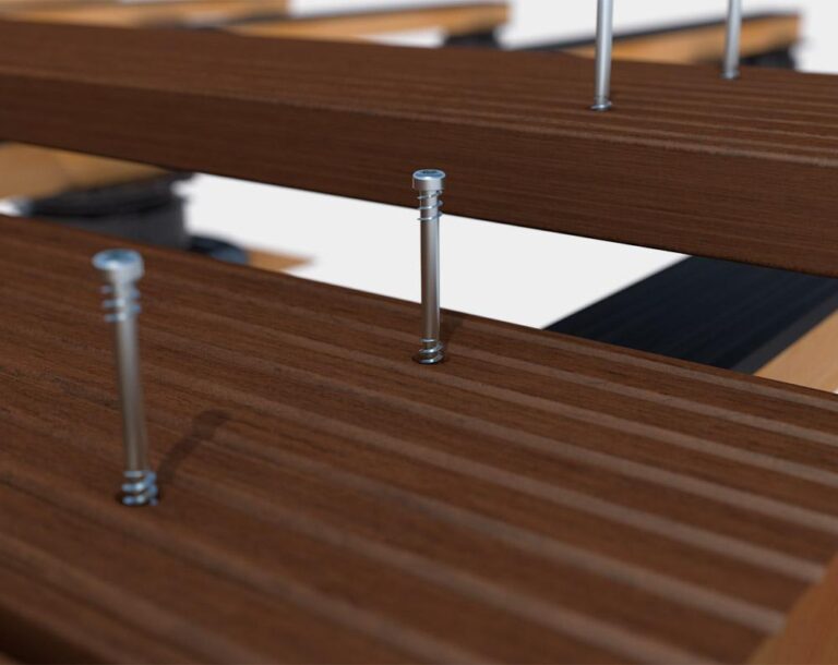 Eurotec Terrassotec AG Terrassenschrauben mit den Maßen 5,3 × 60 mm.