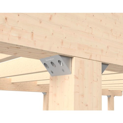 Ecktec Holzverbinder für Holzkonstruktionen.